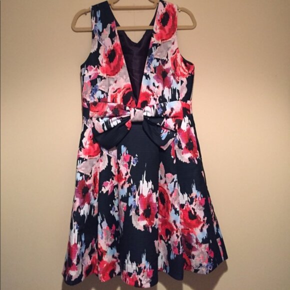 NWT Kate Spade Hazy Open Bow Back Dress - Picture 3 of 8
